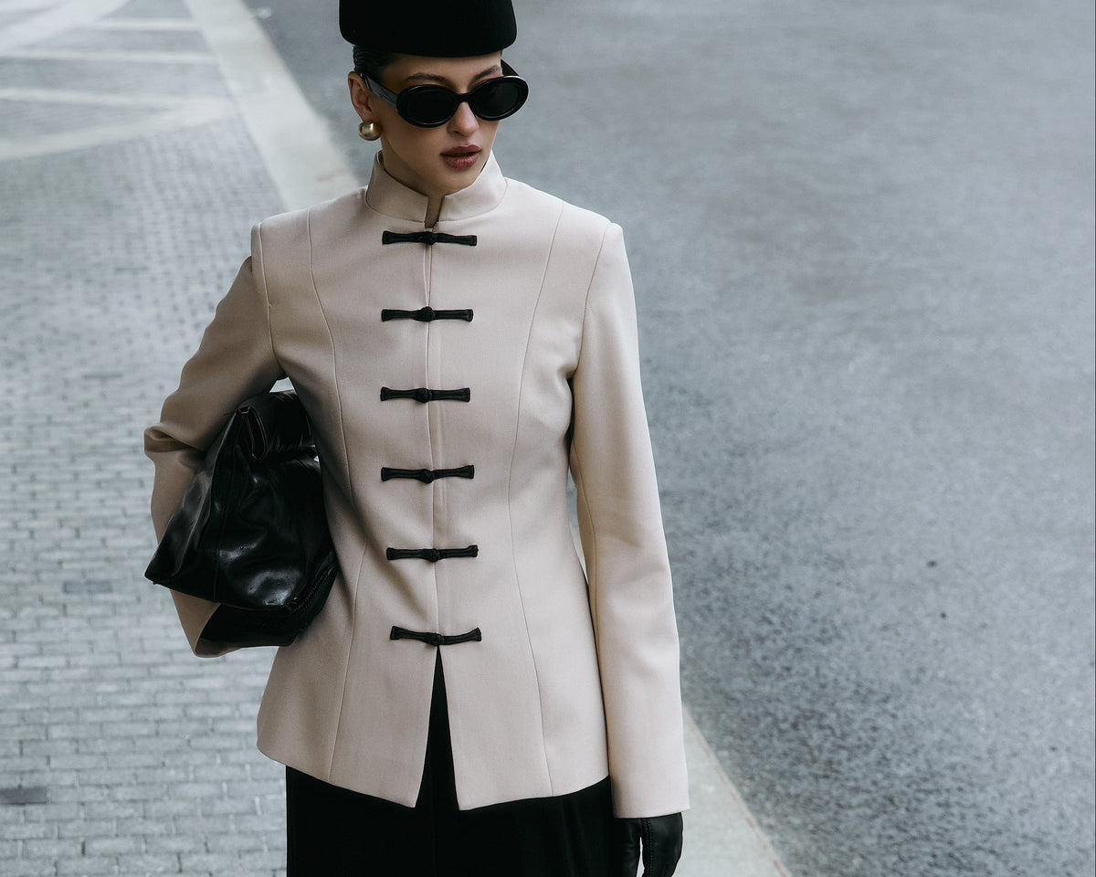 Mandarin Closure Blazer
