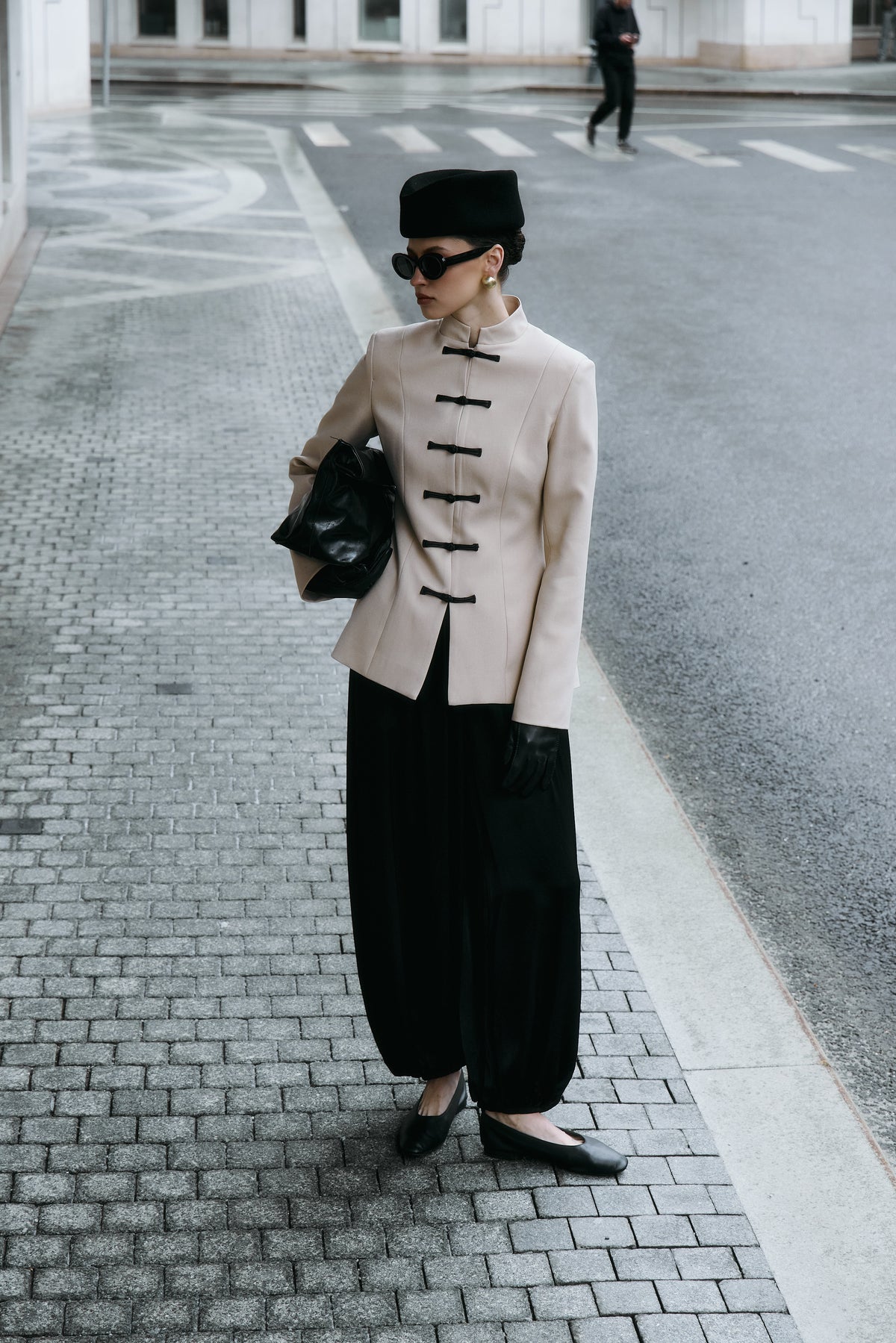Mandarin Closure Blazer