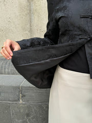 Jacquard Mandarin Blazer