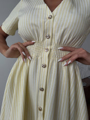 Striped Midi Dress